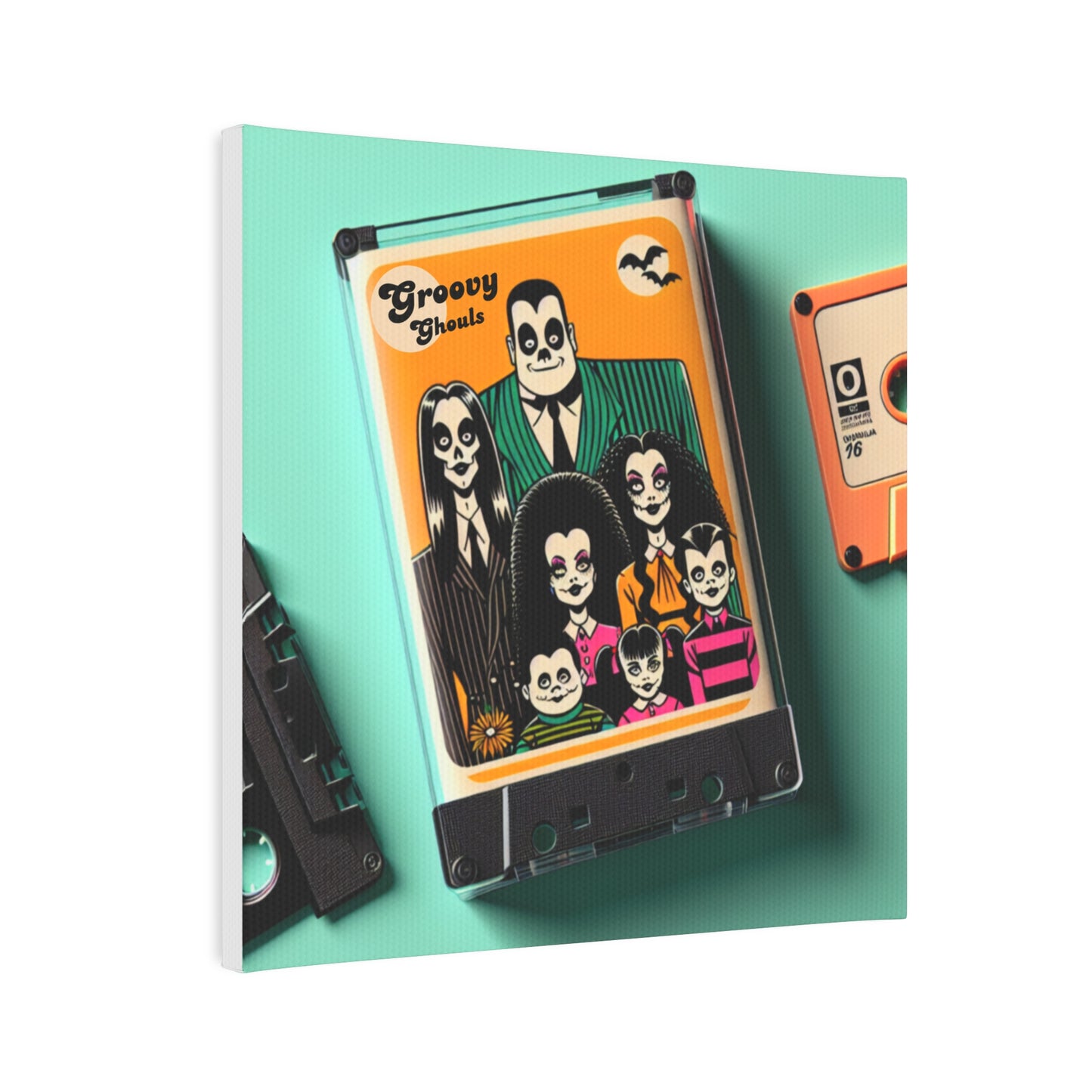 The Groovy Ghouls Debut Cassette Tape Photo Tile